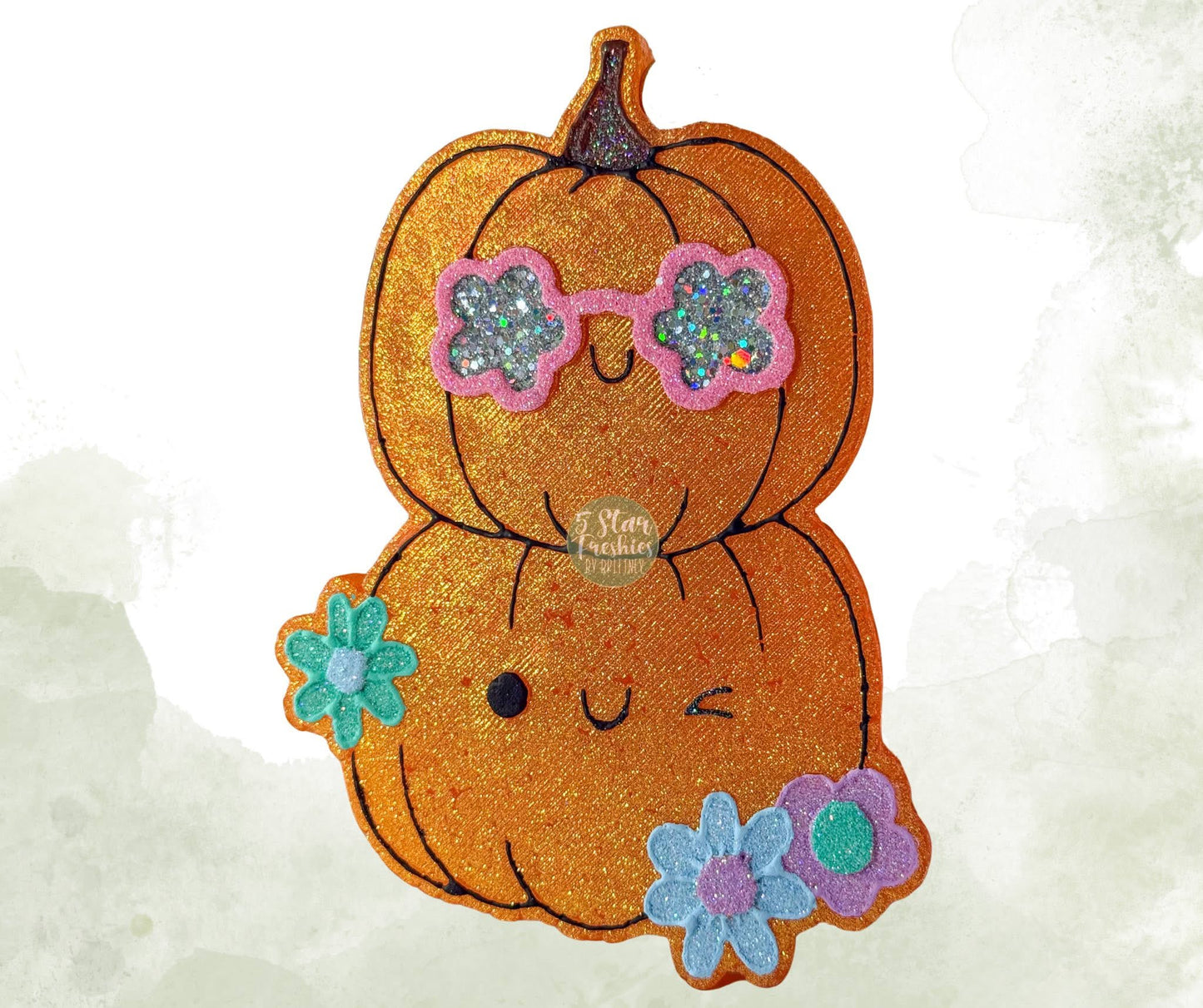 Retro Double Stack Pumpkin Freshie Silicone Mold