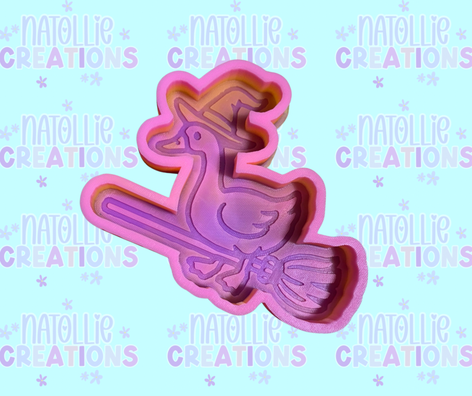 Broomstick Goose Freshie Silicone Mold