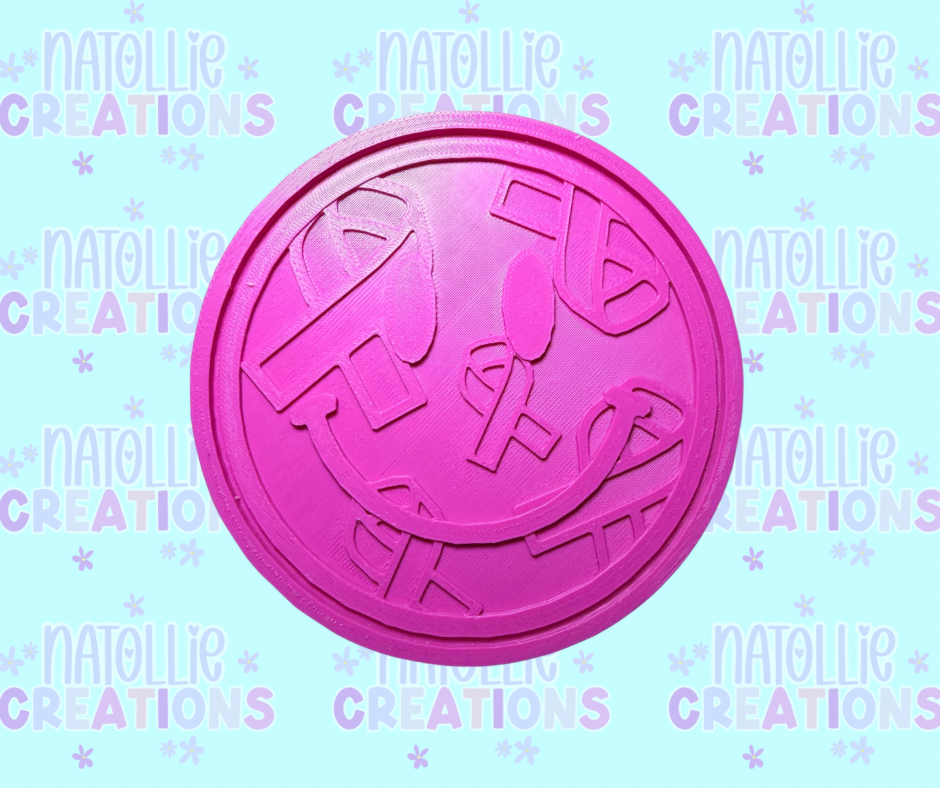 Awareness Smiley Insert Freshie Silicone Mold