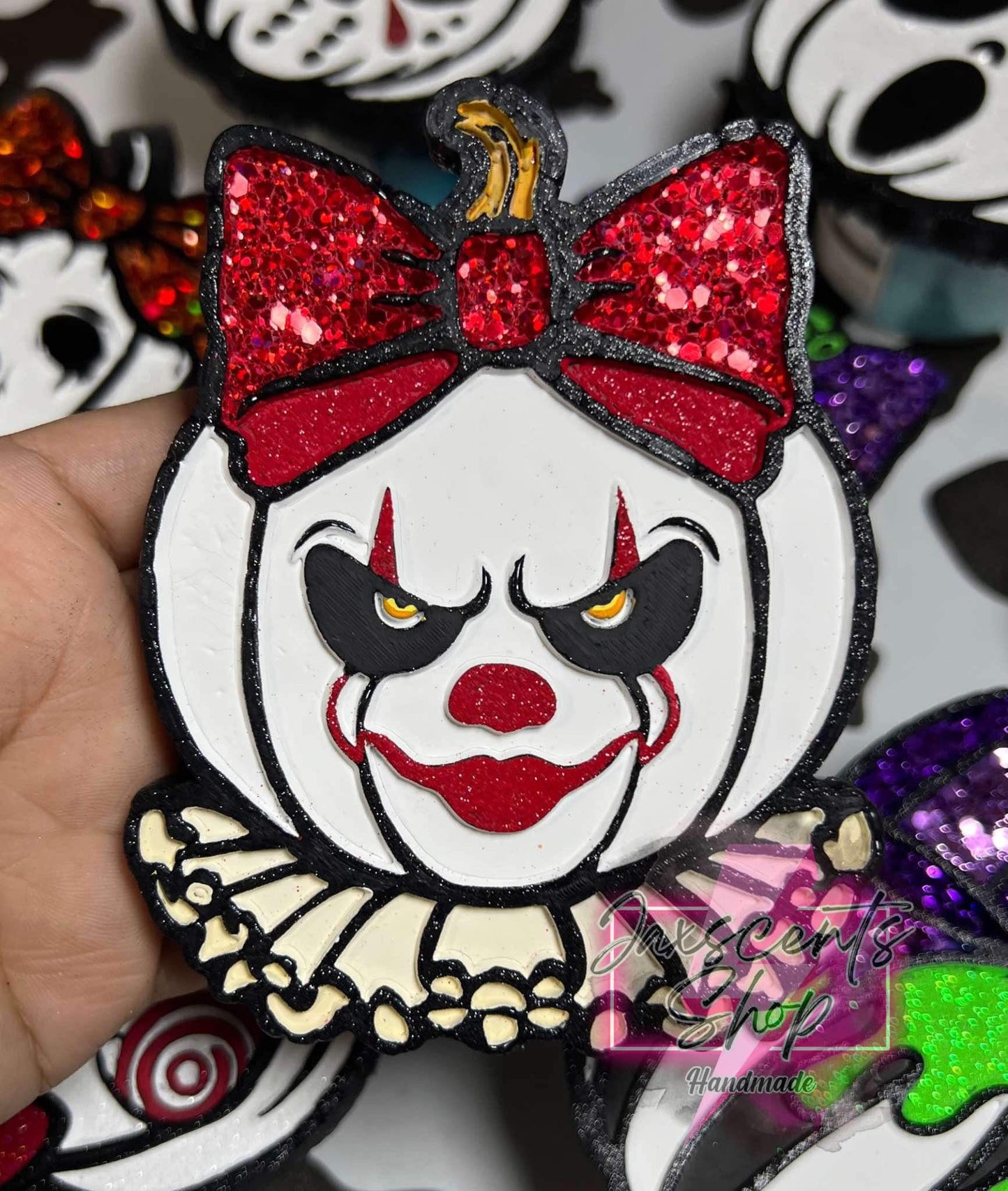 Killer Clown Pumpkin Freshie Silicone Mold