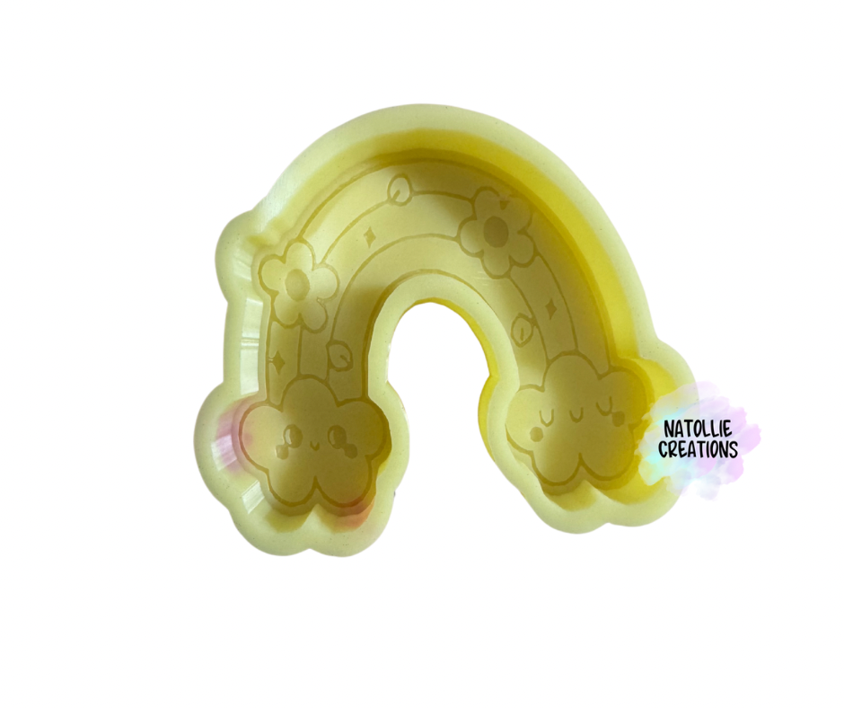 Cloud Rainbow Freshie Silicone Mold