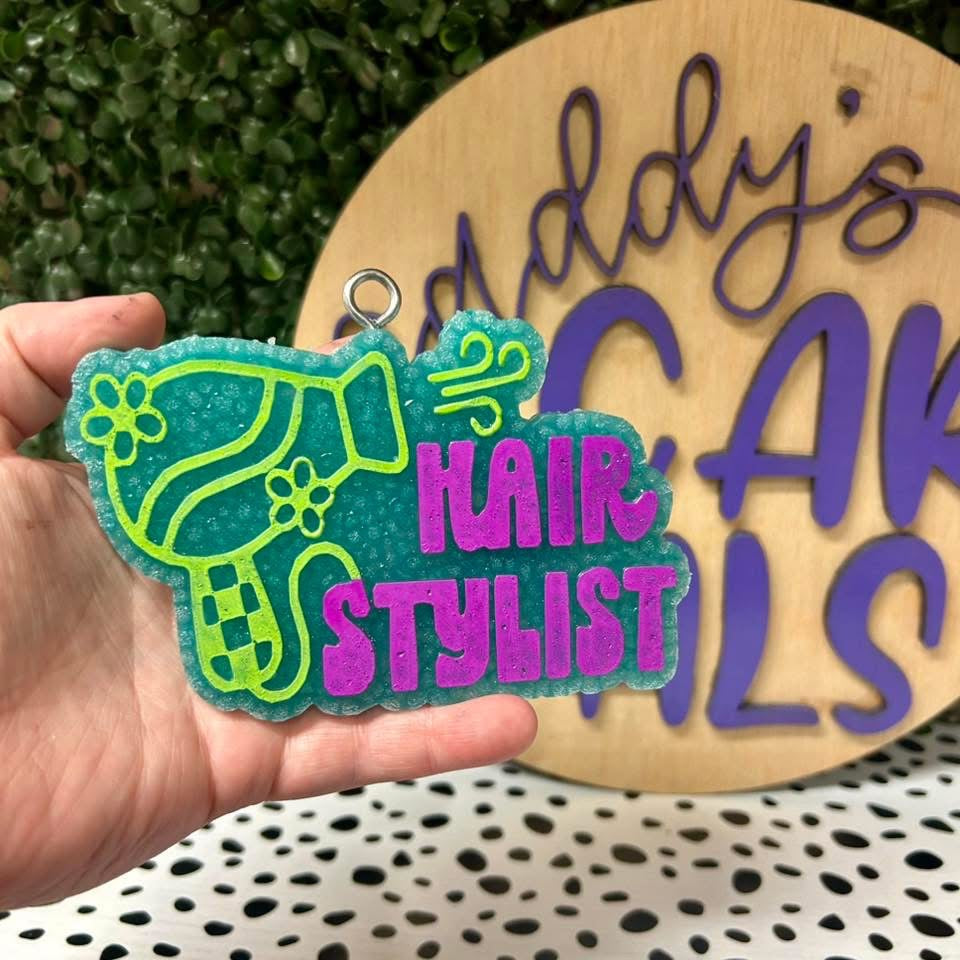 Groovy Hair Stylist Freshie Silicone Mold