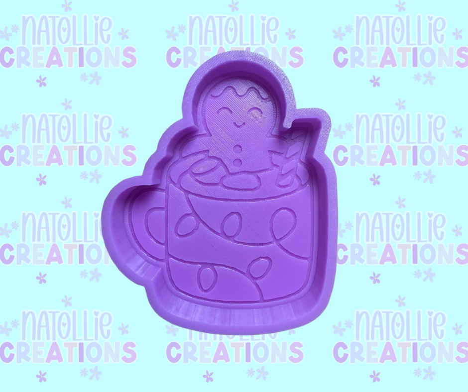 Gingerbread Mug Freshie Silicone Mold