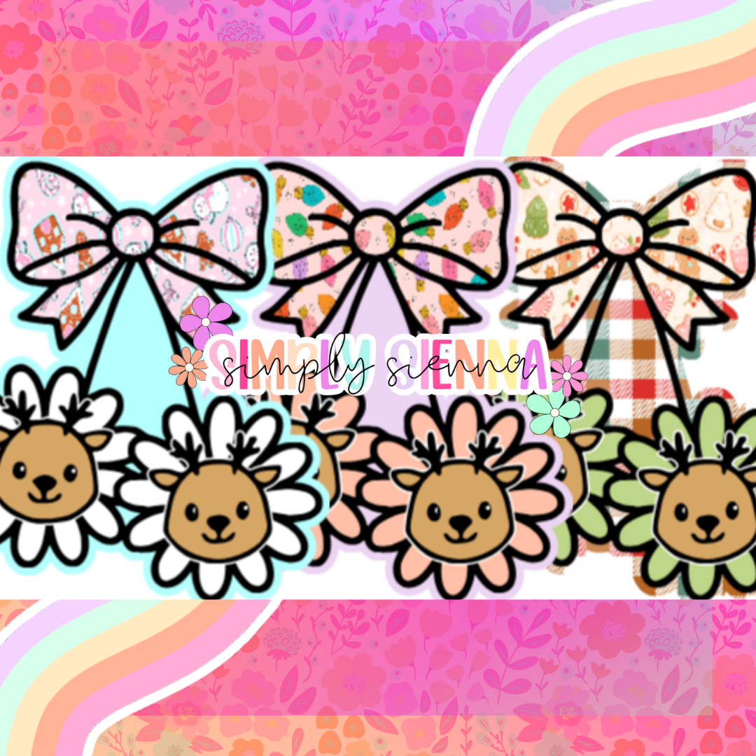 Daisy Reindeer Cherry - NATOLLIE CREATIONS