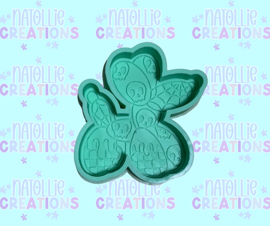 Skull Balloon Dog Freshie Silicone Mold
