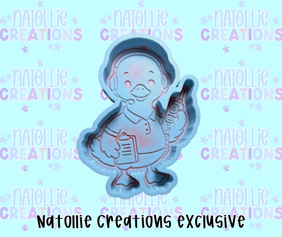 Dispatcher Goose Freshie Silicone Mold