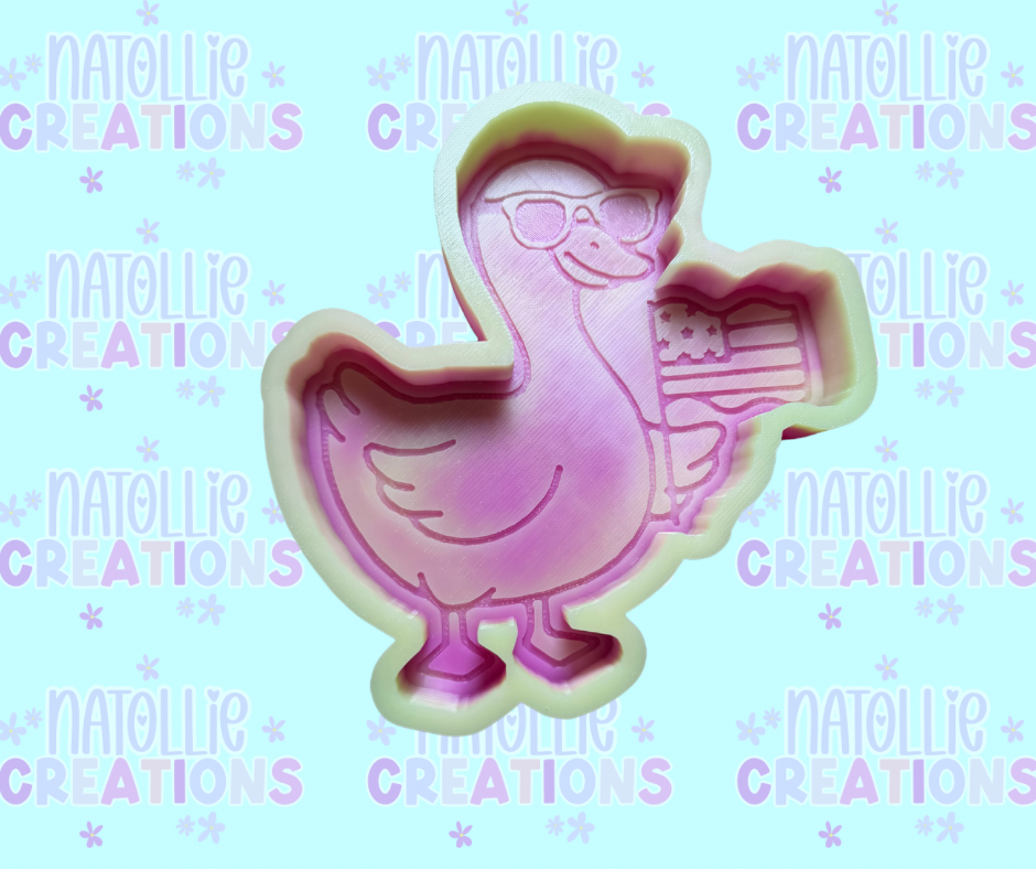 Patriotic Goose Freshie Silicone Mold