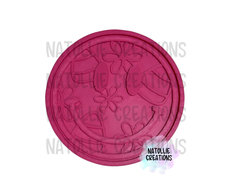 Smiley + Inserts Freshie Silicone Mold