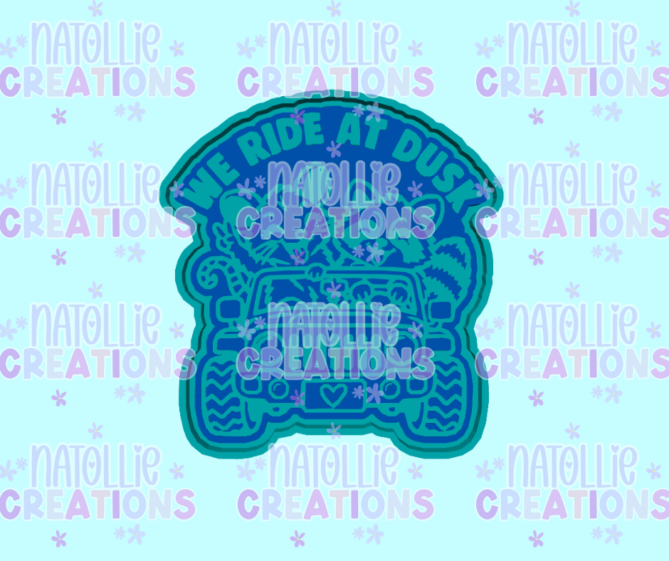 We Ride At Dusk Freshie Silicone Mold