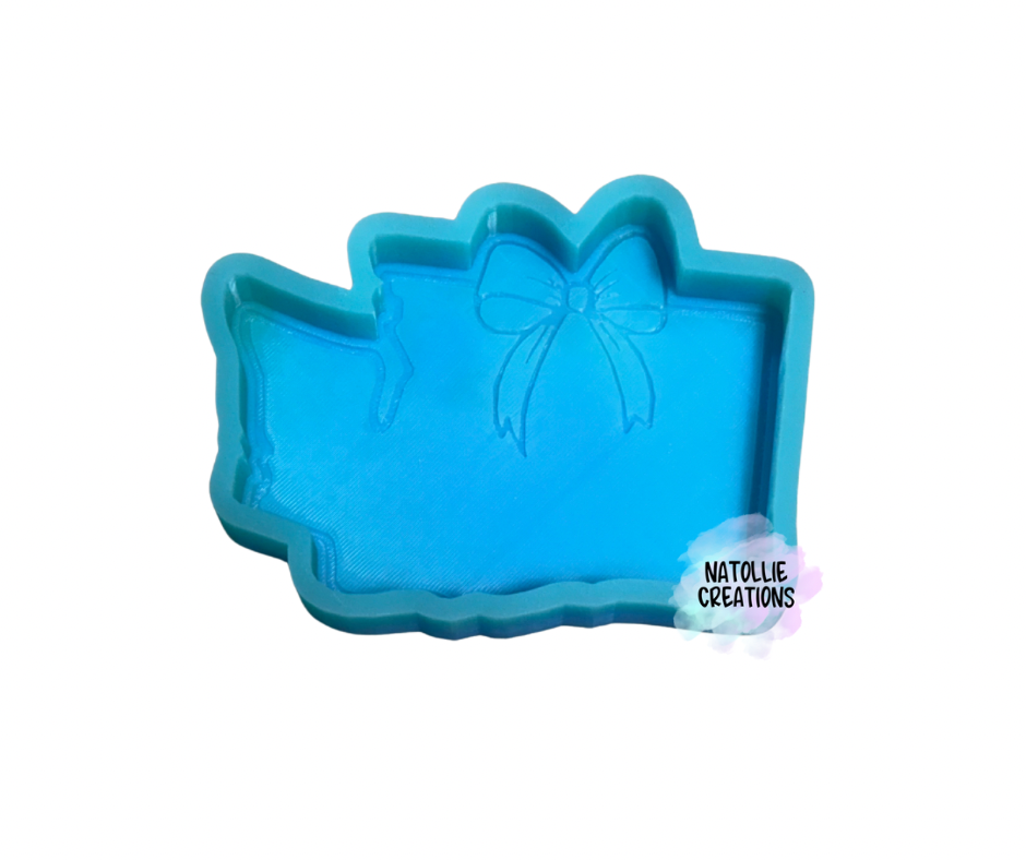 Washington W/ Bow Freshie Silicone Mold
