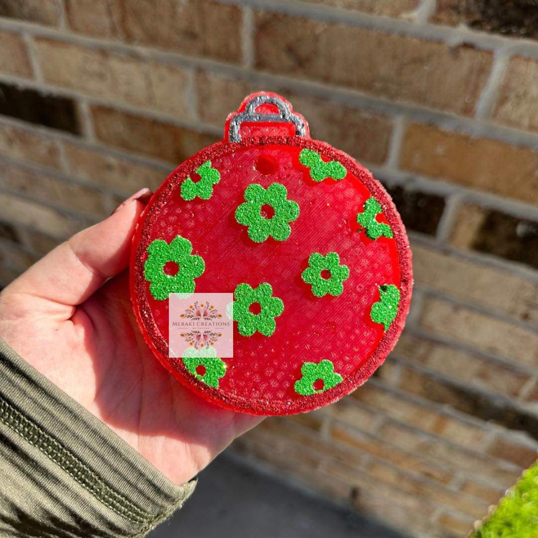 Floral Ornament Freshie Silicone Mold