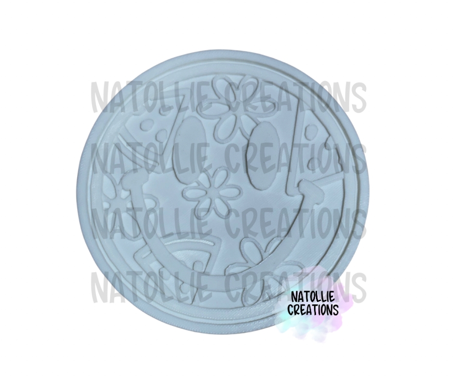 Smiley + Inserts Freshie Silicone Mold