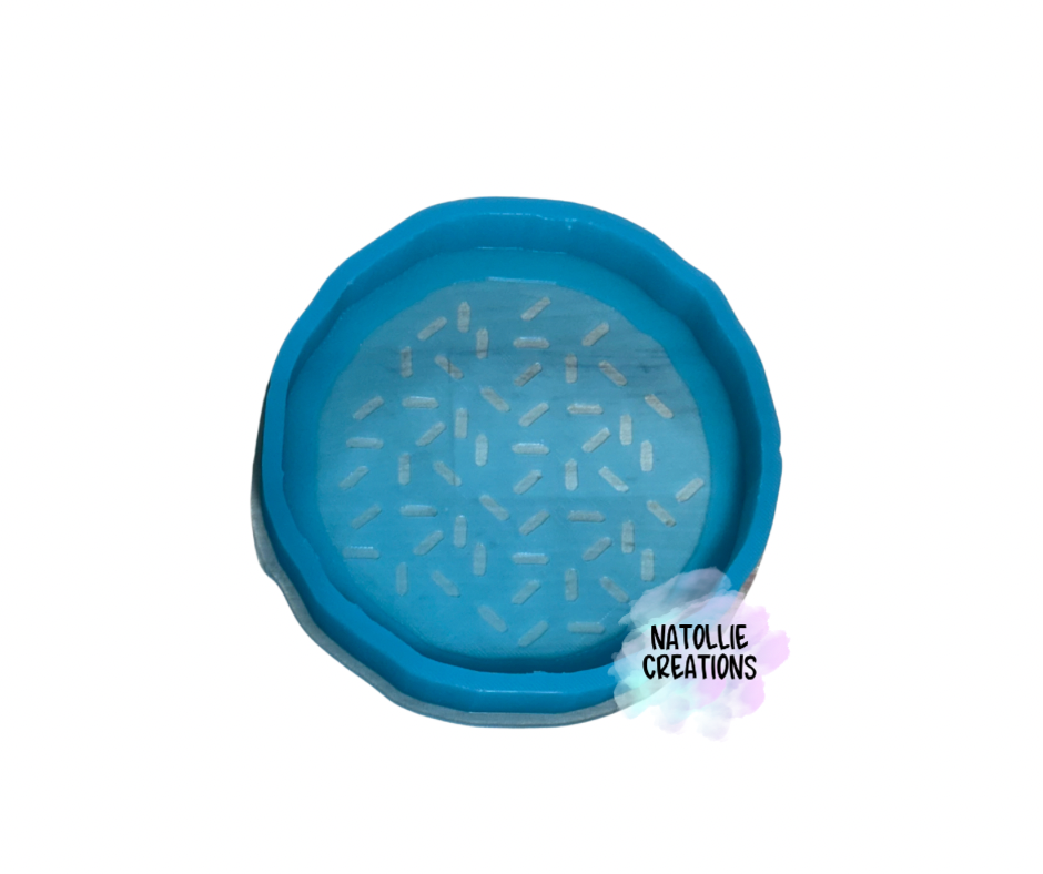 Round Frosted Cookie freshie Silicone Mold