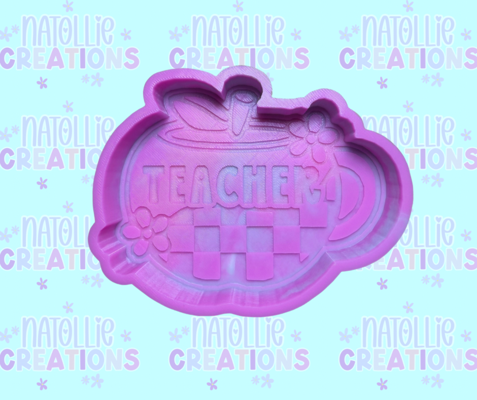 Teacher Apple Mug Freshie Silicone Mold