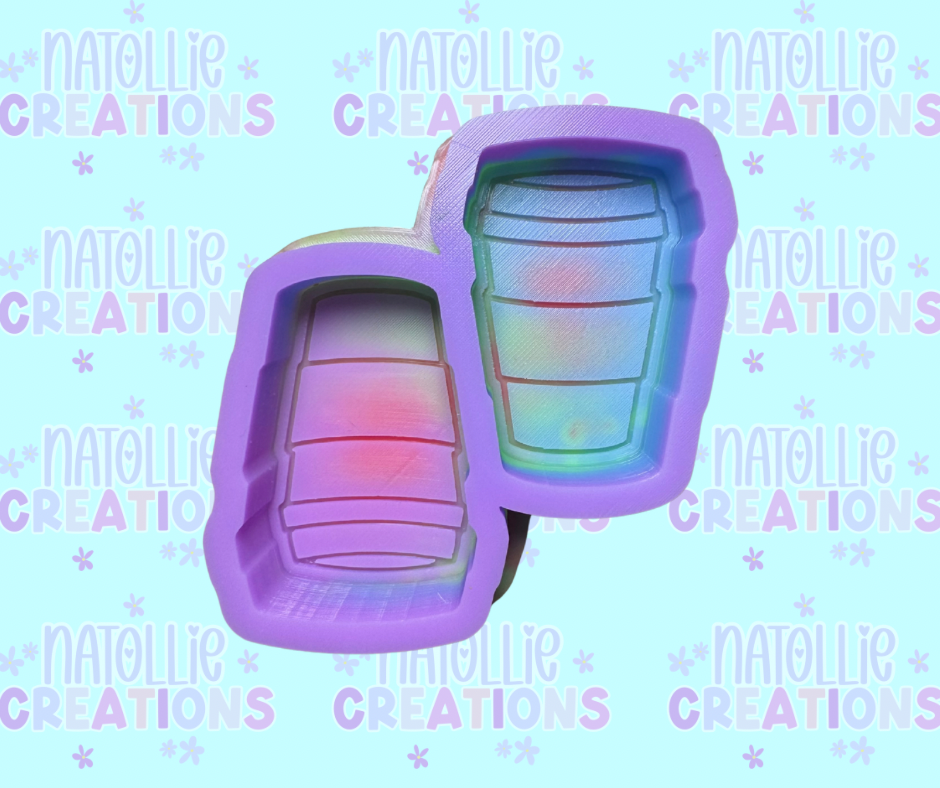Latte Cup Vent Clip Freshie Silicone Mold