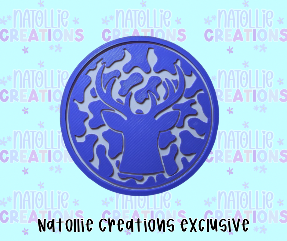 Camo Deer Insert Freshie Silicone Mold