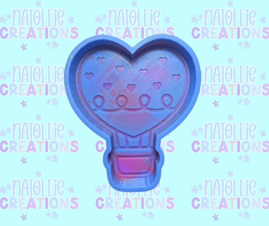 Heart Balloon Freshie Silicone Mold