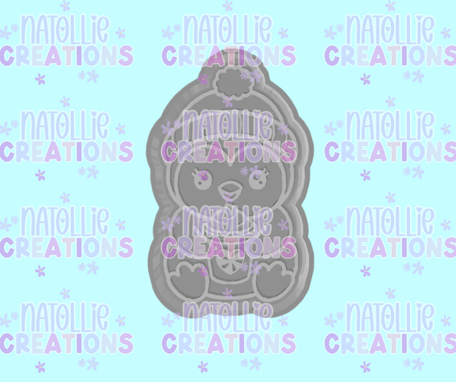 Peppermint Latte Penguin Freshie Silicone Mold