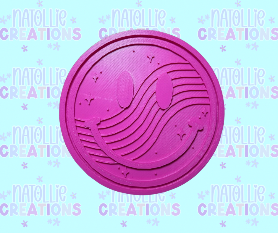 Rainbow Smiley Insert Freshie Silicone Mold