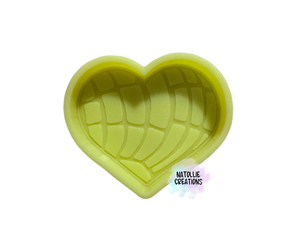 Heart Concha Freshie Silicone Mold