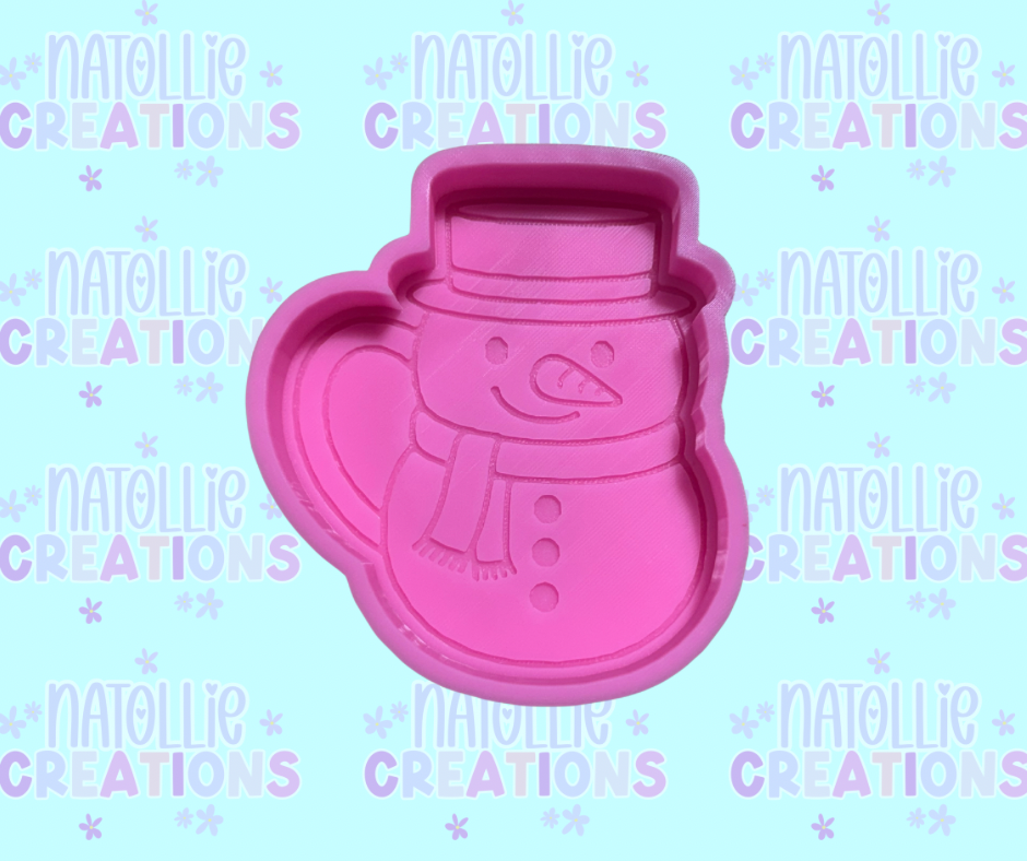 Snowman Body Mug Freshie Silicone Mold