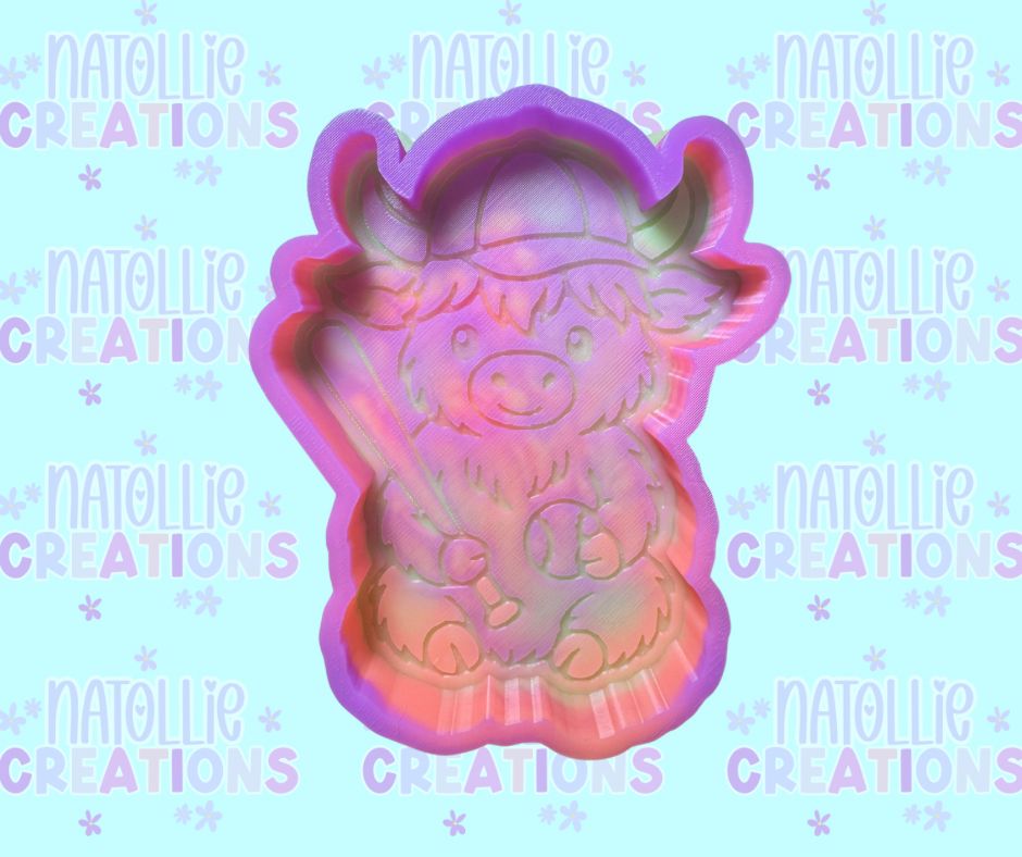 Bat & Ball Highland Freshie Silicone Mold