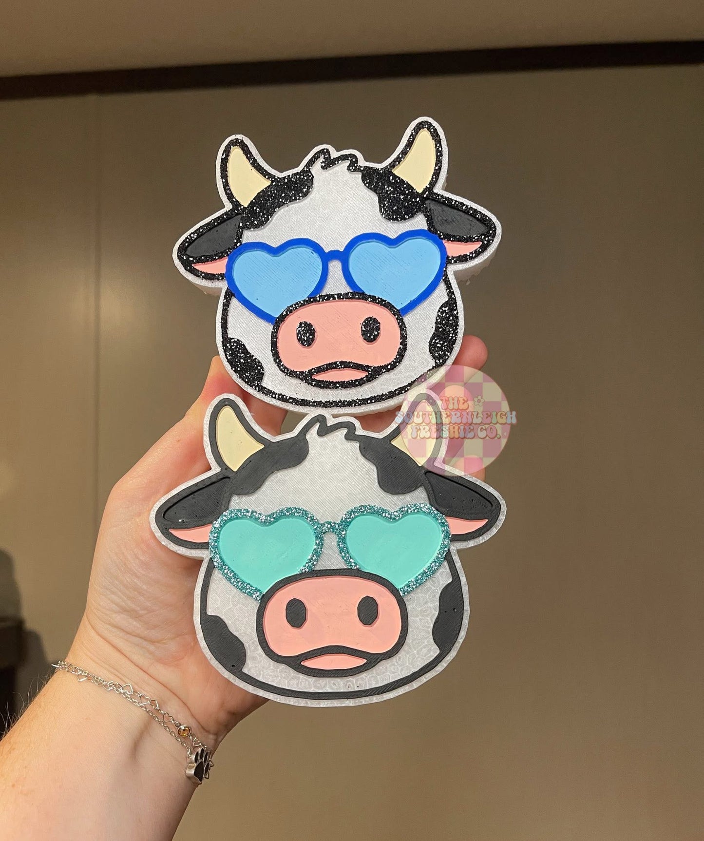 Heart Cow Freshie Silicone Mold