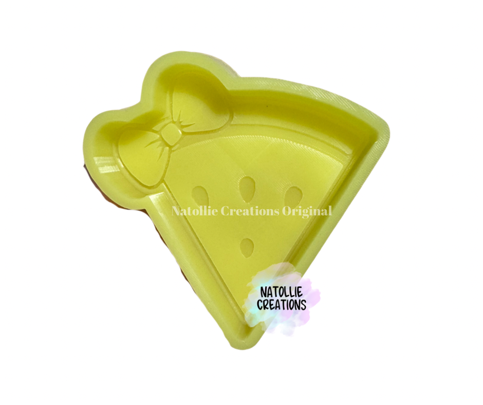 Watermelon W/ Bow Freshie Silicone Mold