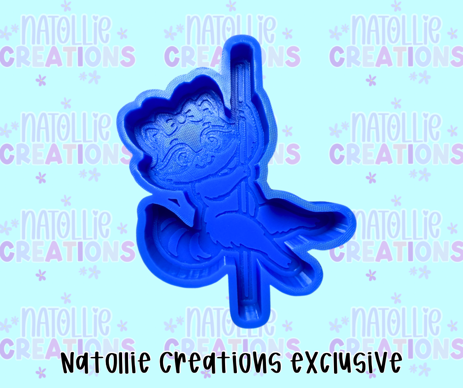 Dancing Raccoon Freshie Silicone Mold