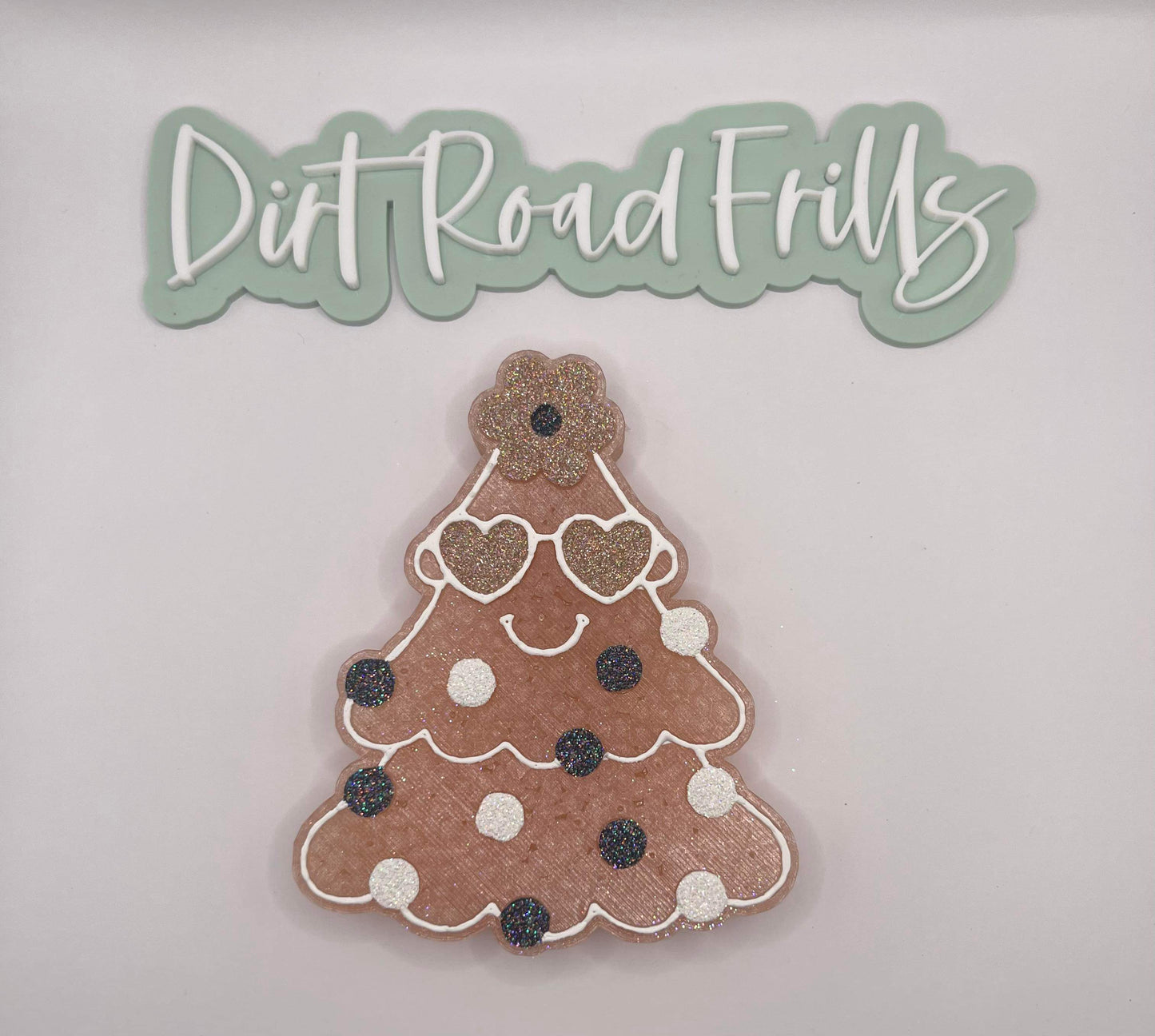 Retro Christmas Tree Freshie Silicone Mold