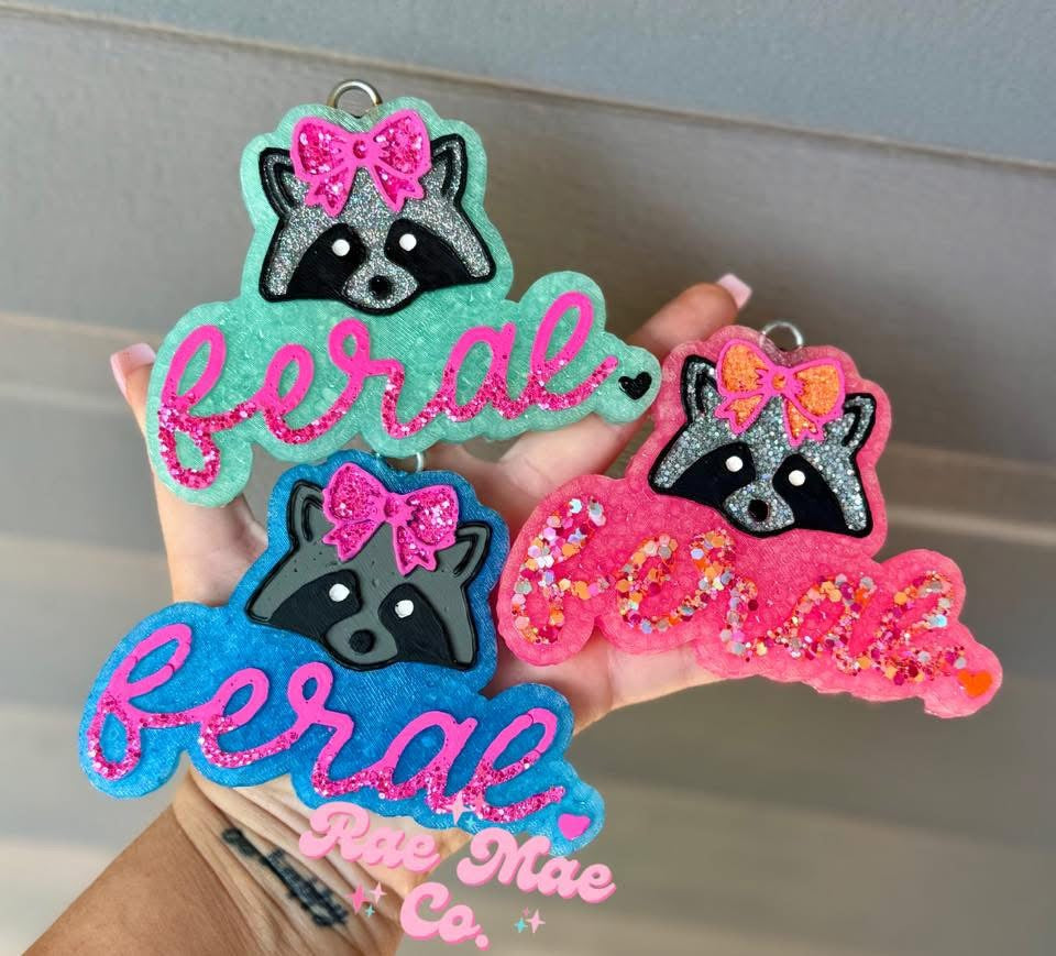 Feral Raccoon Freshie Silicone Mold