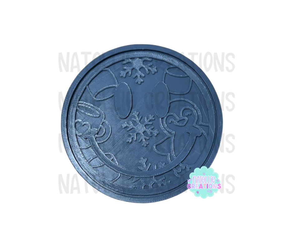Smiley + Inserts Freshie Silicone Mold