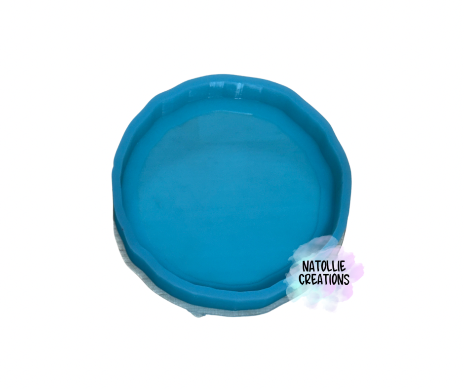 Round Blank Frosted Cookie freshie Silicone Mold