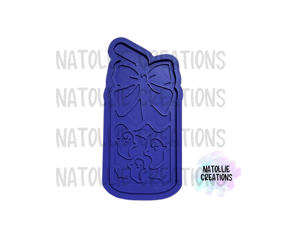 Can W/ Bow + Inserts Freshie Silicone Mold