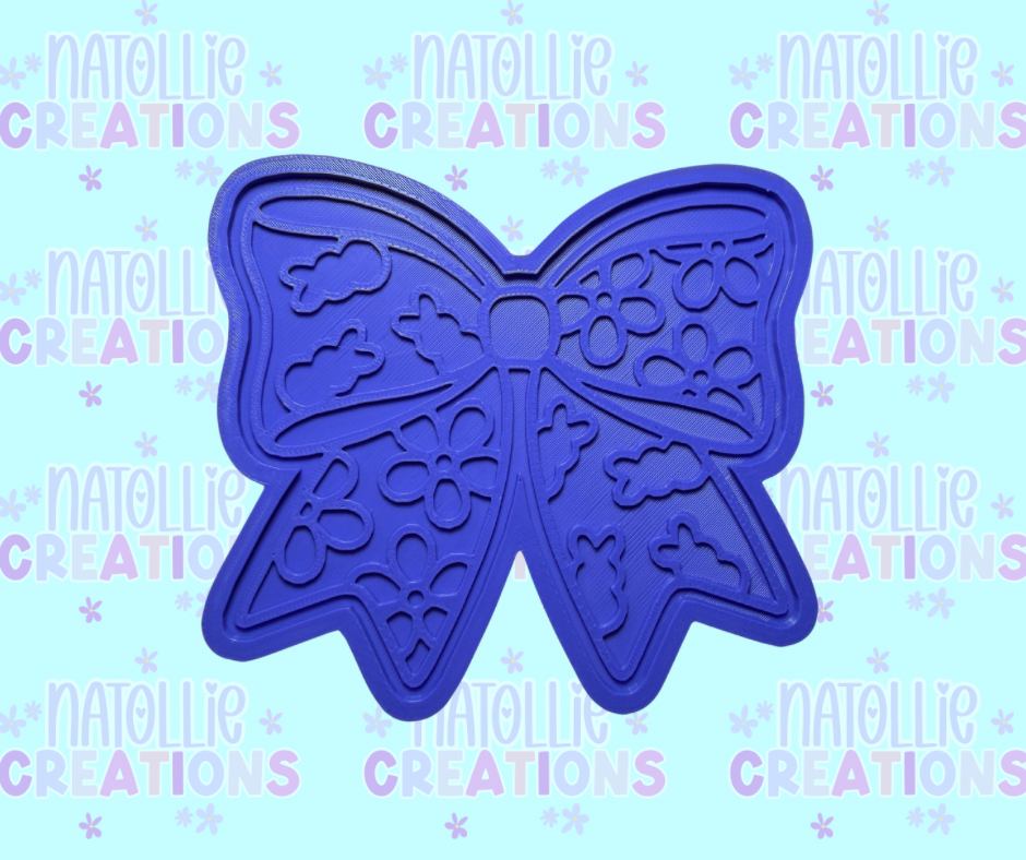 Floral Peep Bow Insert Freshie Silicone Mold