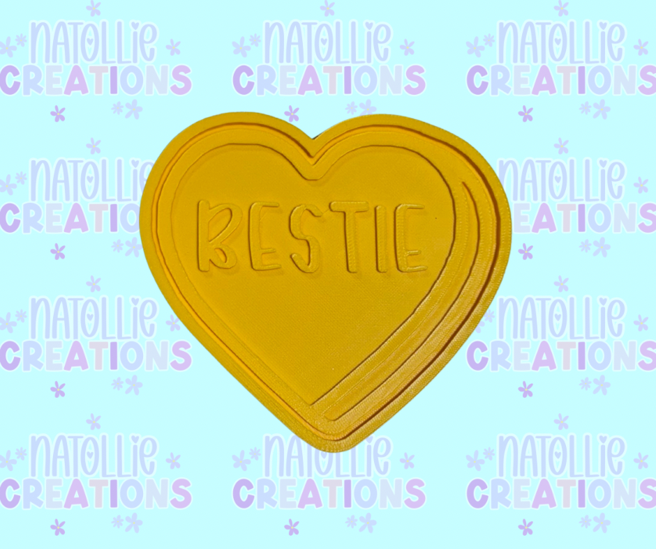 Conversation Heart + Inserts Freshie Silicone Mold