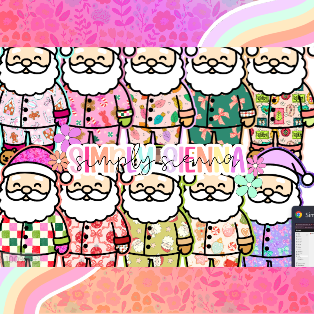 Pajama Santa - NATOLLIE CREATIONS