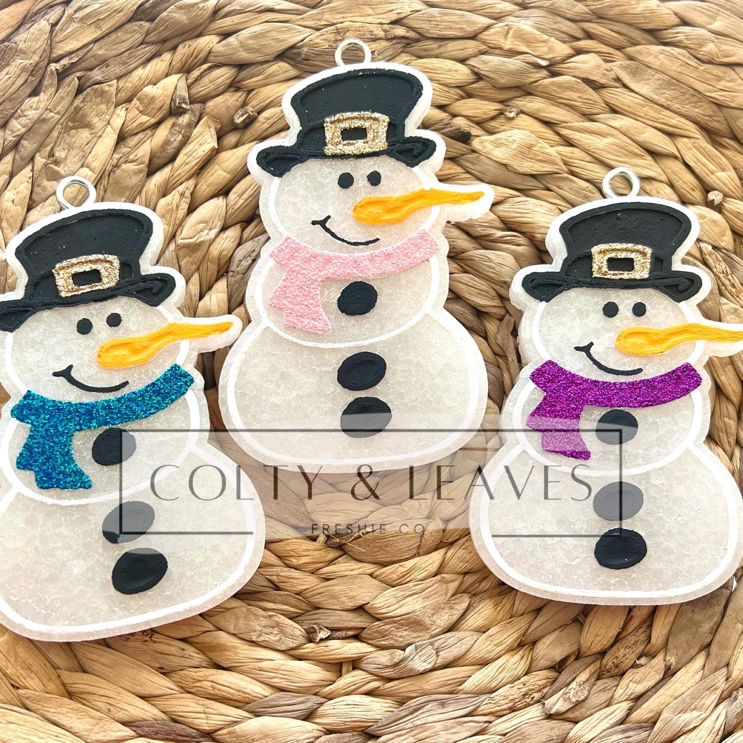 Snowman Freshie Silicone Mold