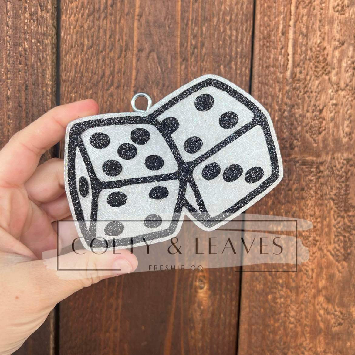 Fuzzy Dice Freshie Silicone Mold