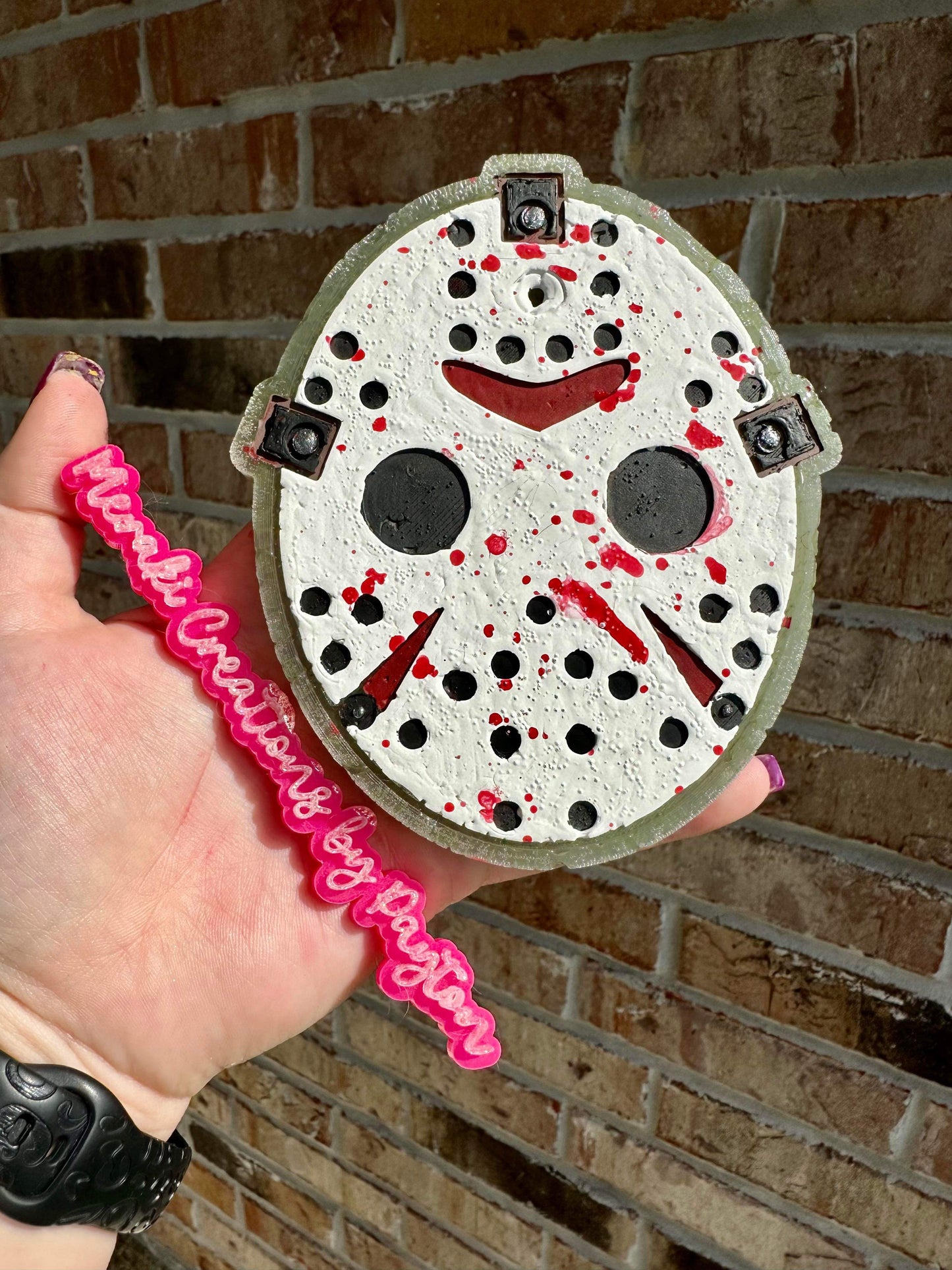 Masked Man Freshie Silicone Mold