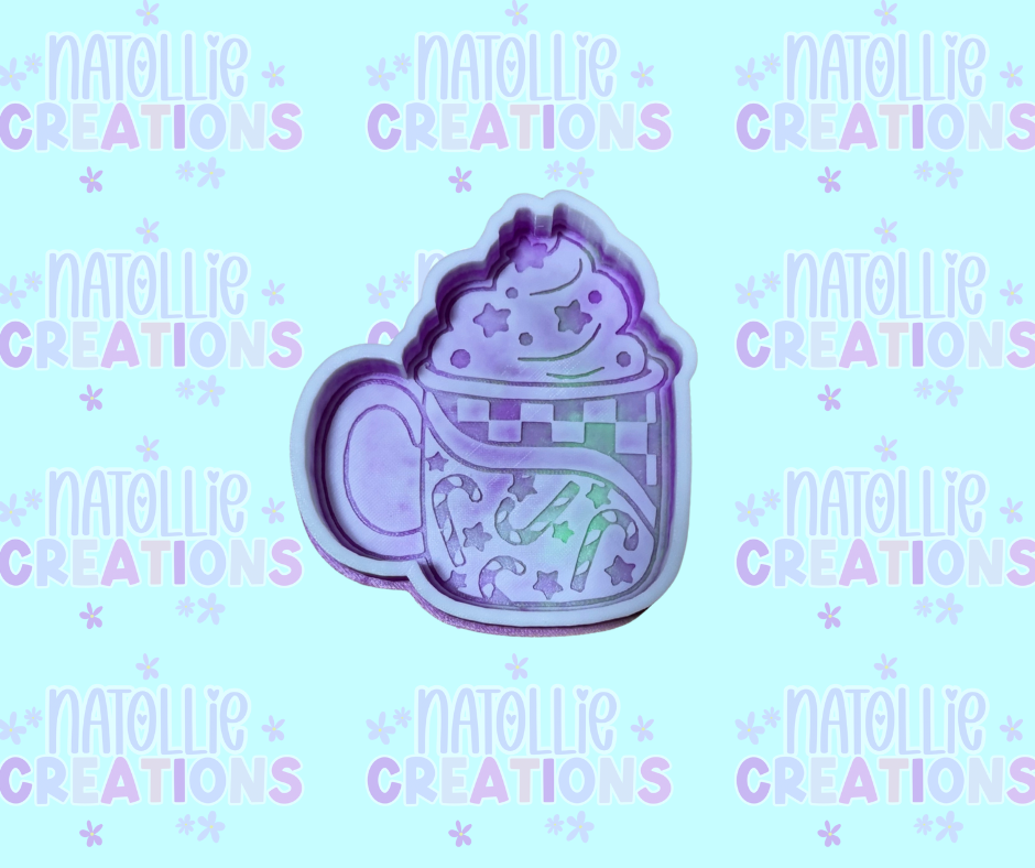 Candy Cane Mug Freshie Silicone Mold