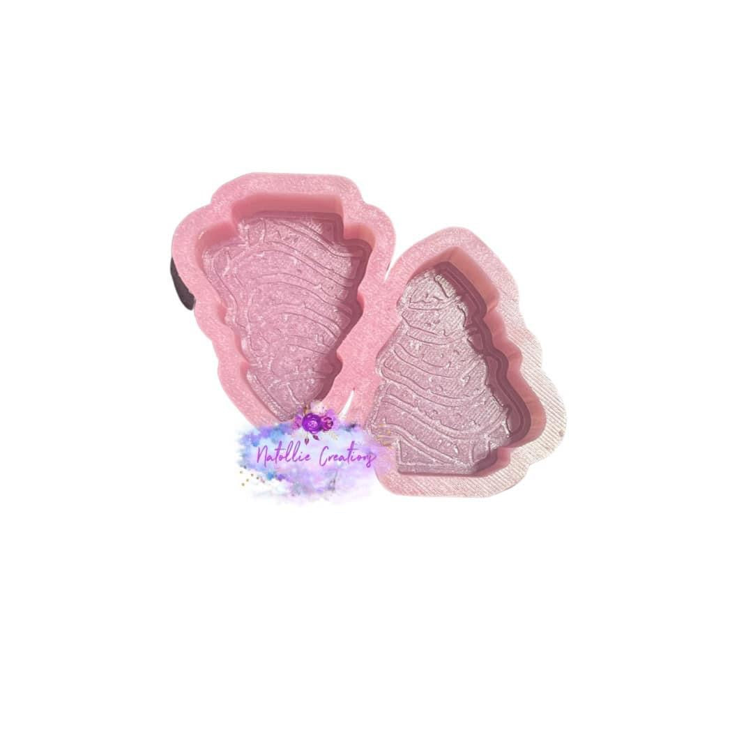 3D Christmas Snack Cake Vent Clip Freshie Silicone Mold