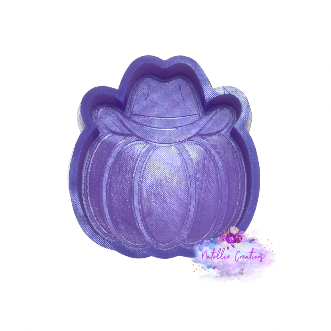 Cowboy Pumpkin Freshie Silicone Mold