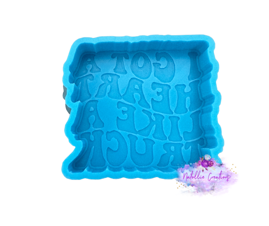 I Got A Heart Like A Truck Freshie Silicone Mold