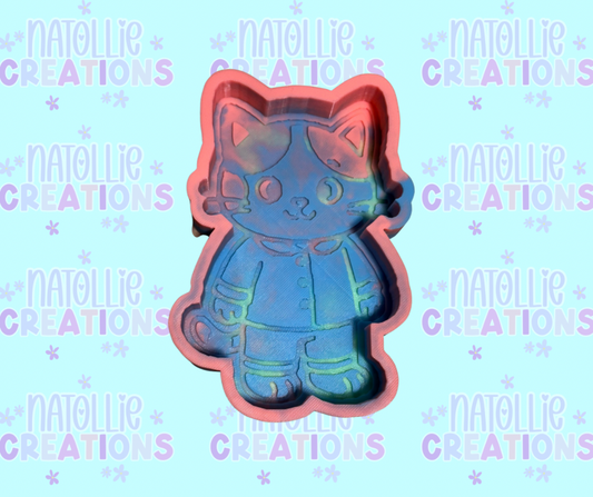 Pajama Cat Freshie Silicone Mold