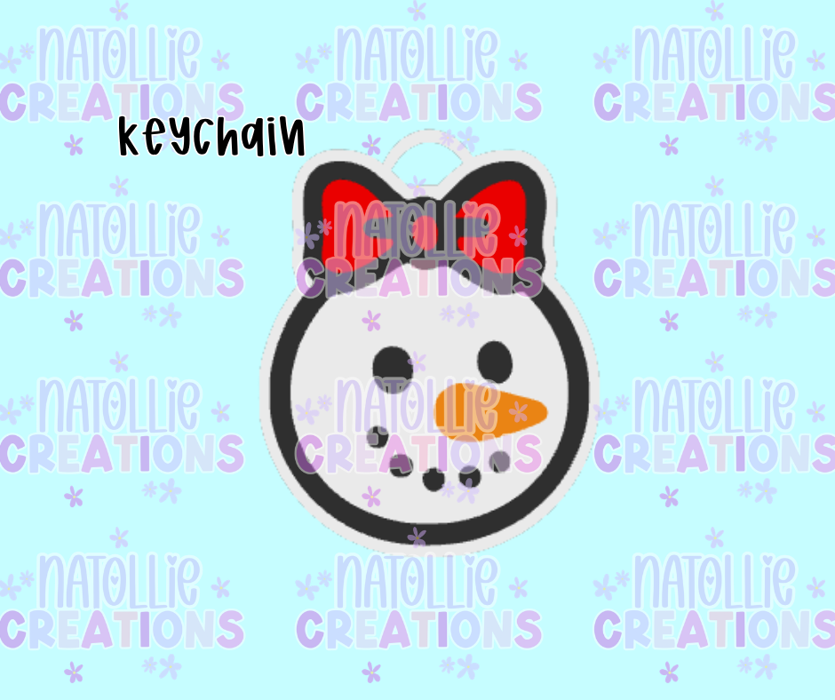 Snowman Keychain