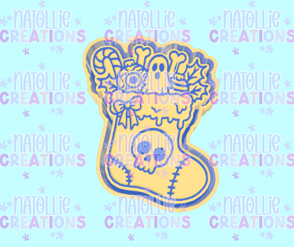 Spooky Stocking Freshie Silicone Mold
