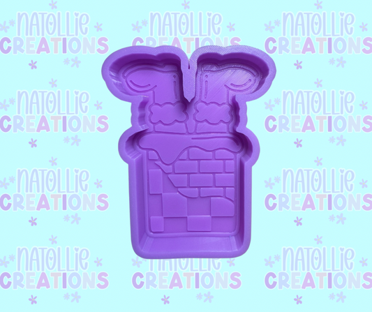 Santa Chimney Freshie Silicone Mold