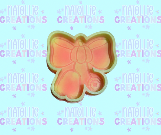 Fall Nurse Bow Freshie Silicone Mold