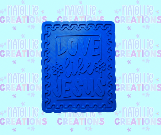 Love Like Jesus Stamp Insert Freshie Silicone Mold